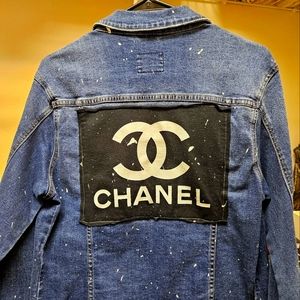 Jean Jacket (Original Chanel logo patch)